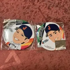 ガチャ　侍ジャパン　第2弾　WBC2023 缶バッジ　山田選手&中村選手