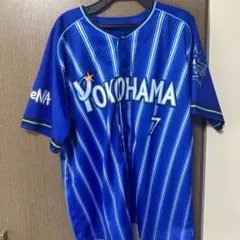 横浜DeNAベイスターズ　レプリカユニフォーム　　ビジター　佐野恵太　Mサイズ