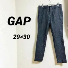 【ギャップ】 ボトムス パンツ グレー 上品 オフィスコーデ Lサイズ