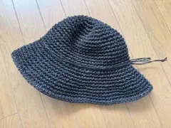 【センバドー】折りたためる帽子 ペーパーハット 黒