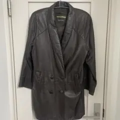 【プロフ必読】 moda italiana 本革コート ロングコート 革ジャン