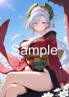 A4サイズアートポスター 1点もの 美女ポスター最高品質 E-K-９２