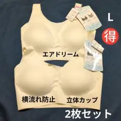 値下げ　夏　おすすめ逸品　つけ心地、無感覚。エアドリーム　L2枚セット
