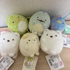 【新品未使用】すみっコぐらし ぬいぐるみマスコット 6体セット