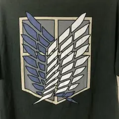 進撃の巨人　調査兵団シンボル　プリントTシャツ