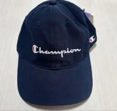 最終値下げ◼️新品　Champion ロゴバックル付きキャップ