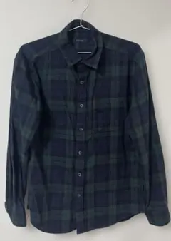 RAGEBLUE チェック柄シャツグリーン Mサイズ