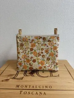 ハンドメイド　yuwaロアンヌ ラミネート移動ポケット　もっと大きめ