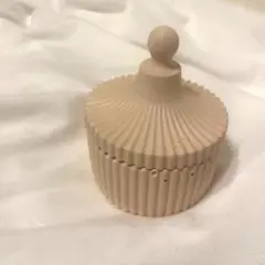ピンクベージュ　ジェスモナイト　小物入れ