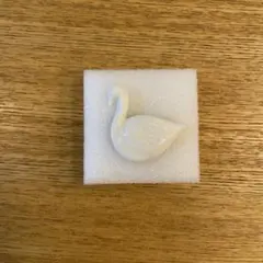 スワン ブローチ po-to-bo