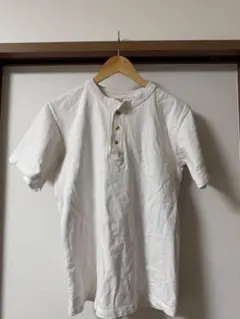 cal Cru ボタン付きヘンリーネック Tシャツ M