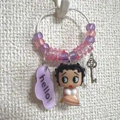 じゃらじゃらキーホルダー ベティ ホワイト