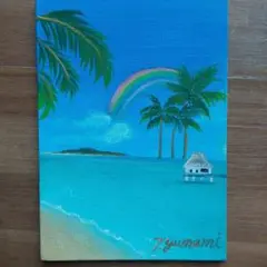 夢見多恵画　新作　原画　一点物　2L判(12.7×17.8×0.3)　薄型
