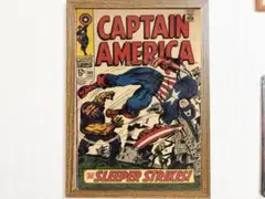 CAPTAIN AMERICA フォトフレーム付きインテリアポスターA4サイズ