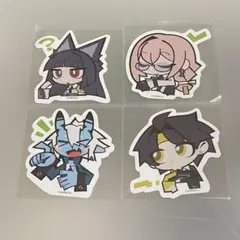 ゼンレスゾーンゼロオリジナルステッカー4枚　コンプリートセット