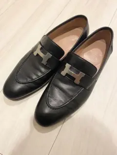 Hermes モカシンパリ ブラック 36