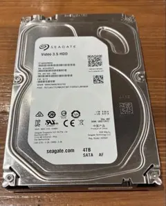 Seagate Video 3.5 HDD 4TB SATA 動作確認済み