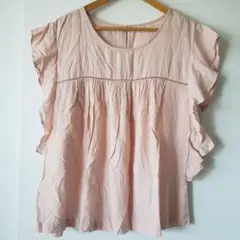 OLD NAVY コットン 半袖 ブラウス XLサイズ