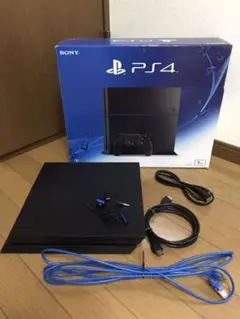 PS4 ジェット・ブラック 1TB 本体のみ LANケーブルおまけ付き
