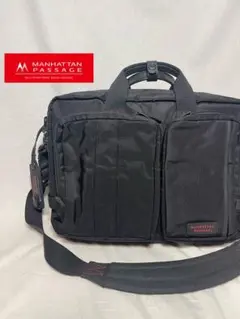 ★美品★マンハッタンパッセージ★ビジネスバッグ★インナーバッグ付き★ブラック★