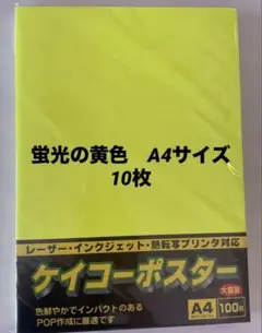 ケイコーポスター Ａ４判 レモン　10枚