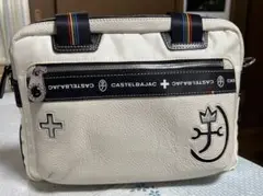 CASTELBAJAC ホワイト ショルダーバッグ　2way