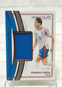 【99枚限定】 フェデリコ・キエーザ イタリア　ジャージカード panini