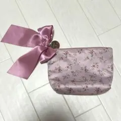 メゾンドフルール Maison de FLEUR ポーチ ピンク 花柄 リボン