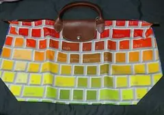 ロンシャン ジェレミースコットトート ワッペン Aランクlo4506vd LONGCHAMP ロンシャン ジェレミースコット トートバッグ