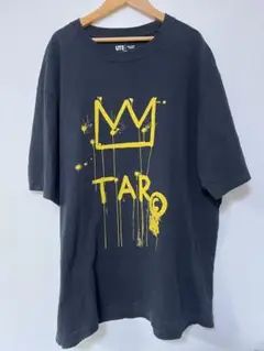 【UNIQLO ユニクロ】BASQUIAT Tシャツ ブラック　コラボTシャツ