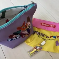 ペッツ　ポーチ　ガチャガチャ　シューラルー　キーホルダー　PEZ