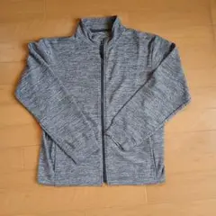 160サイズ グレー ジッパー付きジャケット