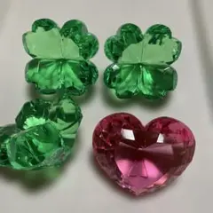 ゲーセンキラキラ　アクリルアイス　特大クローバー　特大ハート　まとめ売り