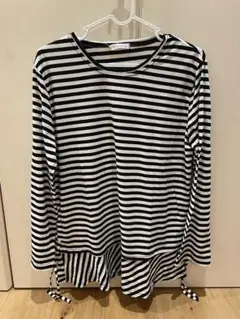 ボーダー 長袖 薄め 婦人 2枚セット 新品