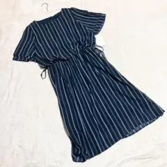 purelast ピュアラスト ＊ 新品 ワンピース ストライプ柄 大きいサイズ