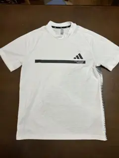 adidas ホワイト グラデーションシャツ