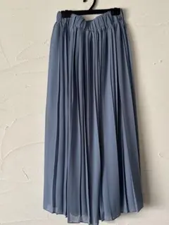 dholic購入　水色プリーツスカート