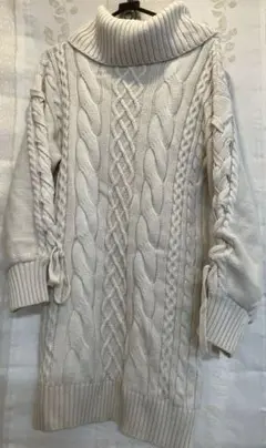 INGNI ケーブルニットワンピース M