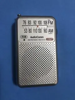 ラジオ オーム電機 AudioComm RAD-P211S-S (6605)