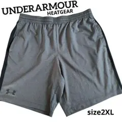 UNDER ARMOUR HEATGEAR グレー トレーニングパンツ　2XL