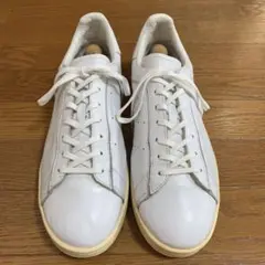adidas アディダス ホワイトレザー スニーカー 30cm