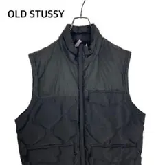 90s OLD STUSSY ダウン ベスト 黒 ジャケット