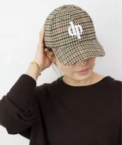 DARKPARK/ダークパークBASEBALL CAP ベージュ DARKPARK/ダークパーク】CHECK BASEBALL CAP（キャップ