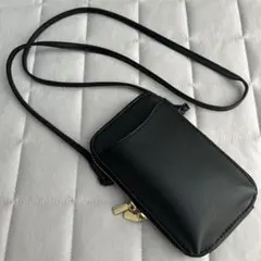 スマホショルダーバッグ 黒