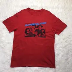 サザンオールスターズ ライブツアー 2019 Tシャツ 桑田佳祐 似顔絵 レッド