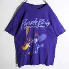 プリンス パープルレイン バンド Tシャツ 半袖 M 紫 パープル