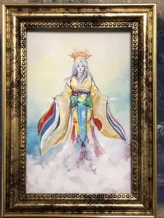 絵画　天照大神　アマテラスオオミカミ　micchan作