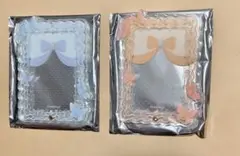FUKUYA フクヤ フォトカードアクリルフレーム パピヨン 水色 オレンジ