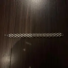 シルバーチェーンリンクブレスレット