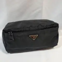 PRADA プラダ ナイロンセカンドバッグ ダークブラウン レディース ブランド